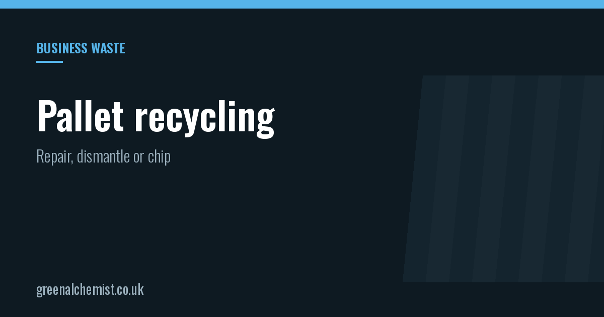 Pallet recycling: how to sell, return or recycle used pallets